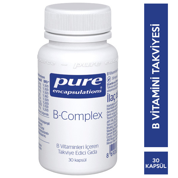 Pure Encapsulations B Complex 30 Kapsül | Nar Ecza