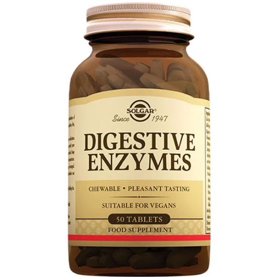 Solgar Digestive Enzymes 50 Tablet Nar Ecza 2539